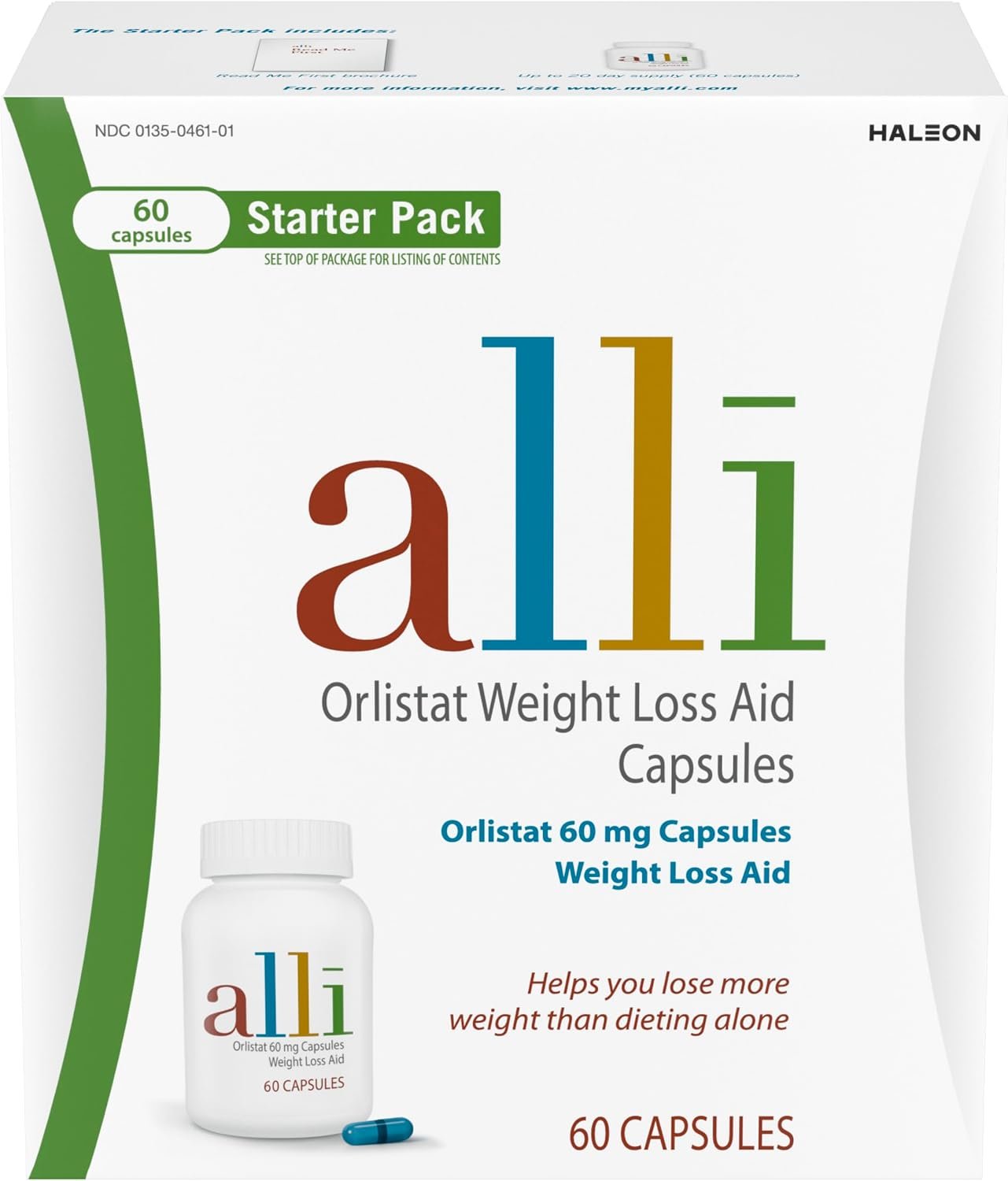 alli Orlistat weight loss capsules