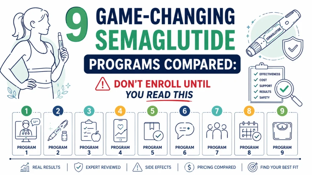 9 Game-Changing Semaglutide Programs Compared: Don't Enroll Until You Read This 2 Semaglutide program comparison
