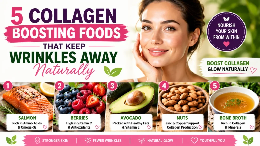 What Are 5 Collagen-Boosting Foods That Keep Wrinkles Away Naturally? A Science-Backed Guide 1 5 foods to boost collagen naturally