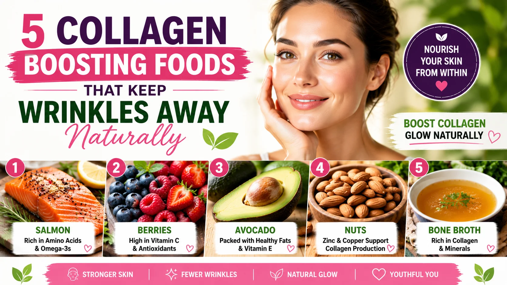 What Are 5 Collagen-Boosting Foods That Keep Wrinkles Away Naturally? A Science-Backed Guide 1 5 foods to boost collagen naturally