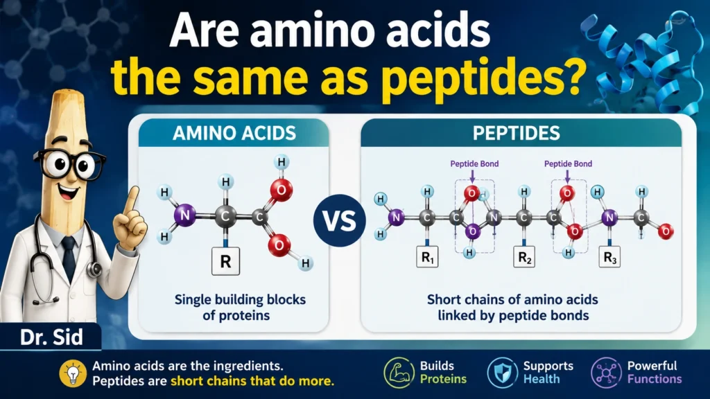 Amino Acids vs Peptides Explained