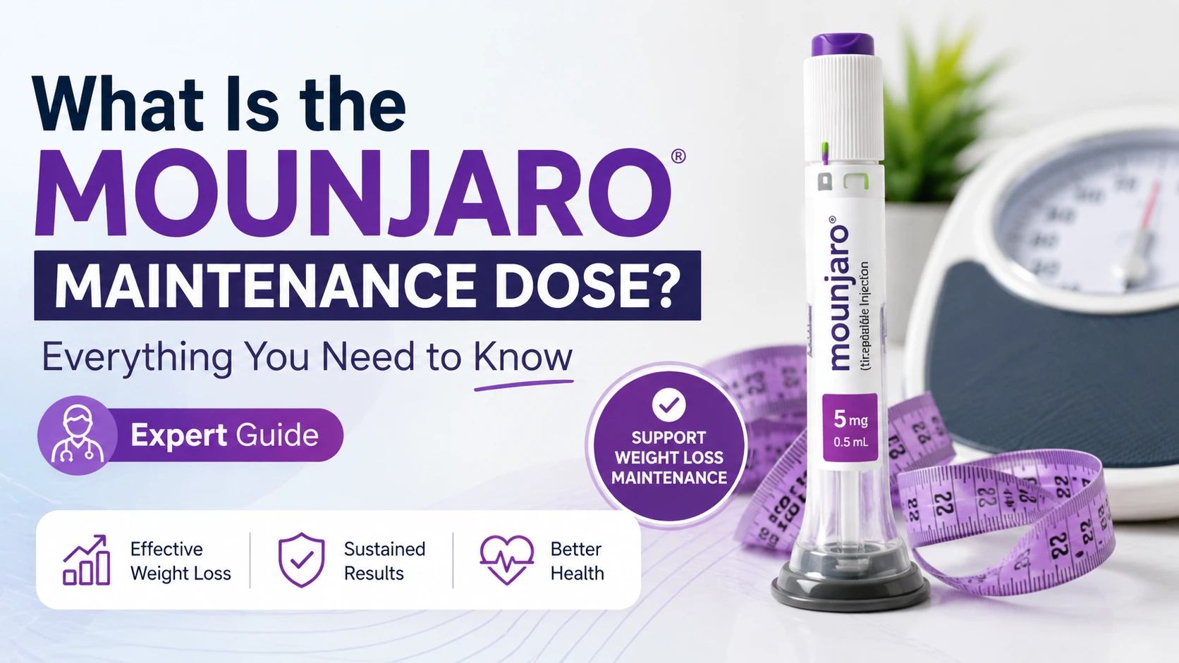 Mounjaro maintenance dose explained