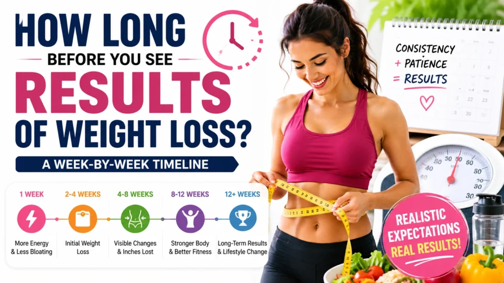How Long Before You See Results of Weight Loss? What to Expect Week by Week (2026) 5 Weight loss results timeline and tips