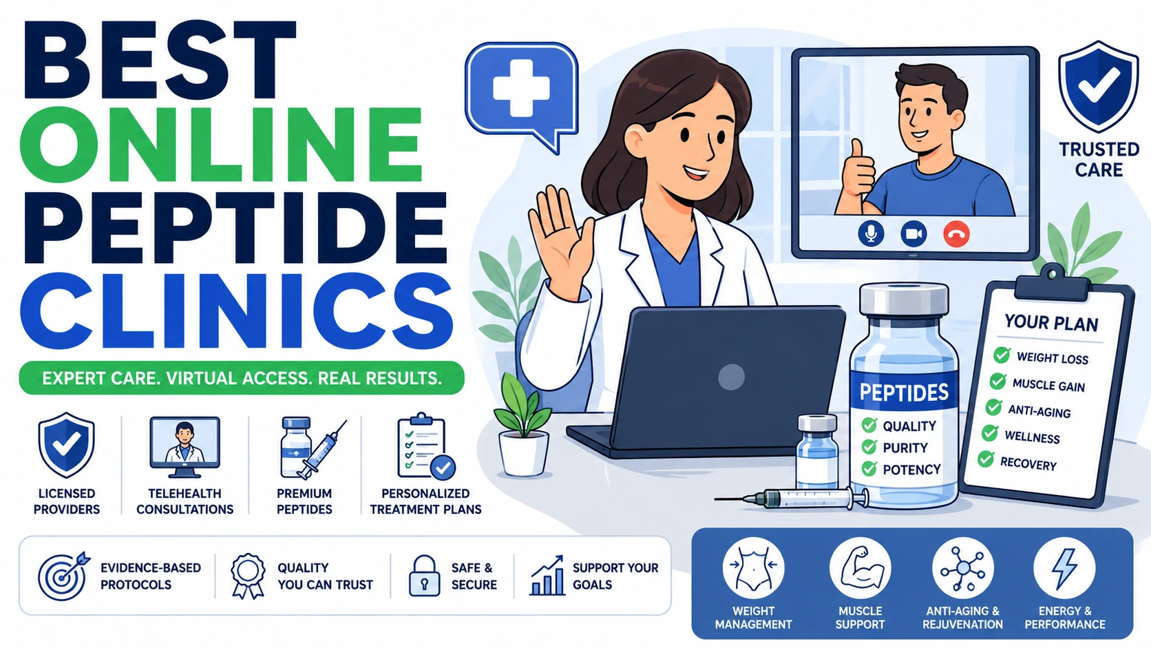 Best online peptide clinics