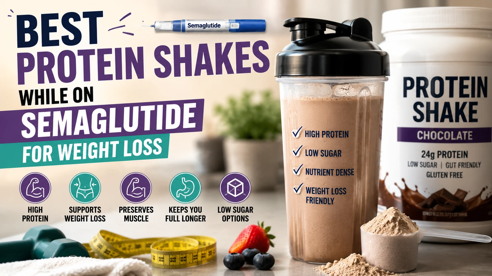 Best Protein Shakes While on Semaglutide for Weight Loss: Top Dietitian-Recommended Picks (2026)