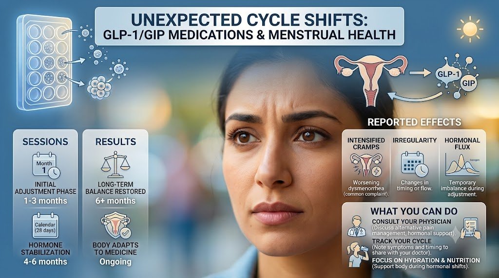 tirzepatide and period cramps