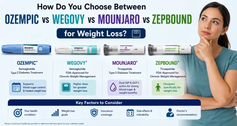 What Is the Best Weight Loss Medication for Women in Menopause? Wegovy, Zepbound & More 3 weight loss peptides