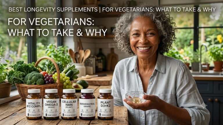 Best Longevity Supplements for Vegetarians: What to Take & Why 6 vegan supplements for longivity